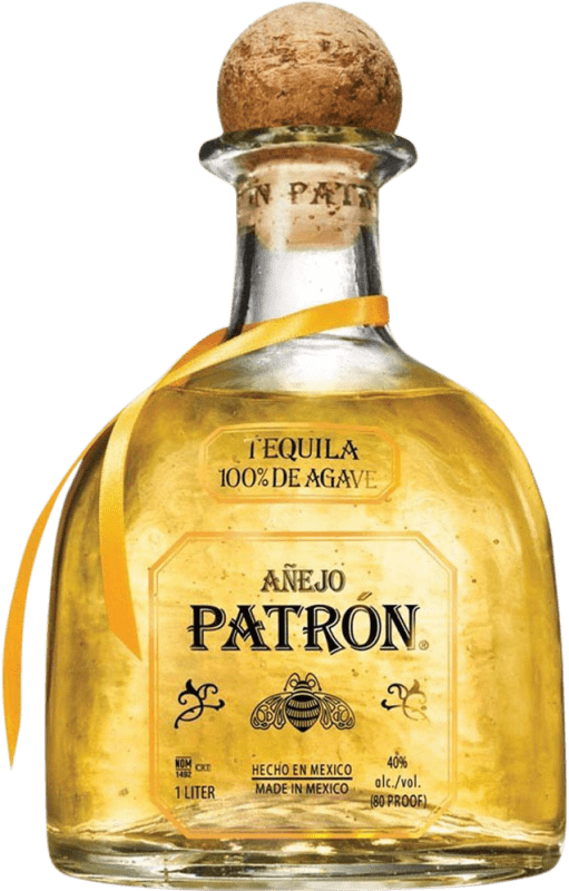 77,95 € | Tequila Patrón Añejo Mexico Missile Bottle 1 L