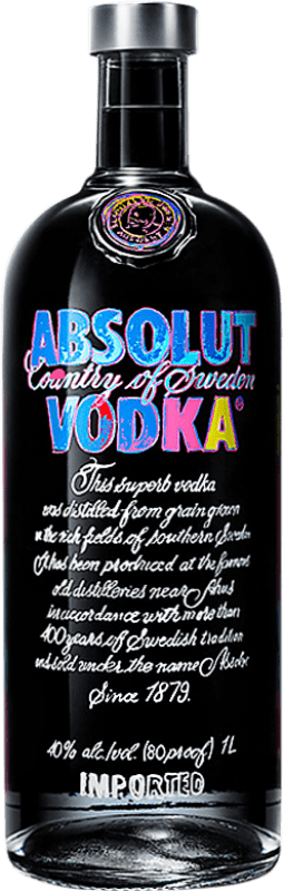 Kostenloser Versand | Wodka Absolut Andy Warhol Limitierte Edition Schweden 70 cl