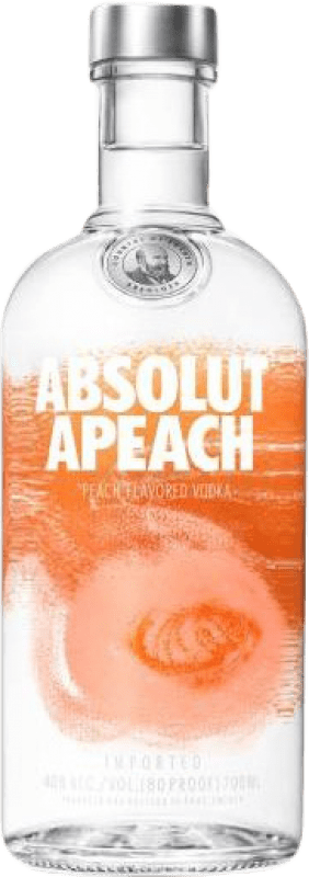 Envío gratis | Vodka Absolut Apeach Suecia 1 L