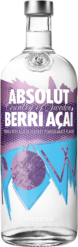 64,95 € 免费送货 | 伏特加 Absolut Berri Açai