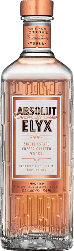 48,95 € | Vodka Absolut Elyx Sweden 70 cl