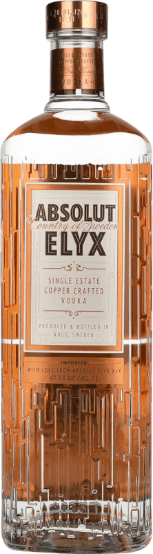 65,95 € | Vodka Absolut Elyx Suecia 1 L