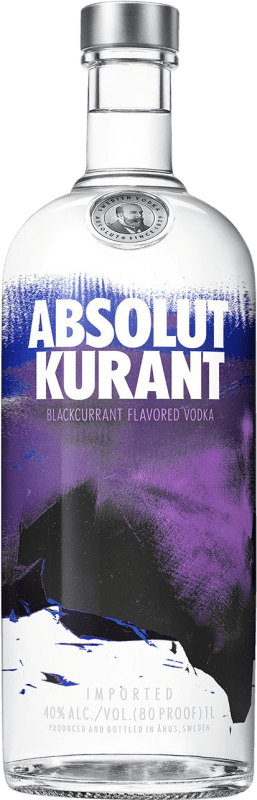 Envio grátis | Vodca Absolut Kurant Suécia 1 L