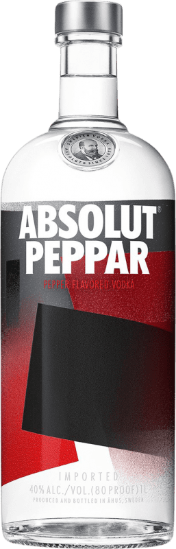 Free Shipping | Vodka Absolut Peppar Sweden 1 L Pepper