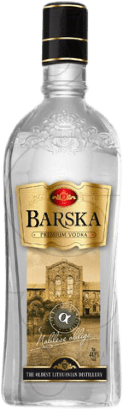 Free Shipping | Vodka Barska Premium Lithuania Medium Bottle 50 cl