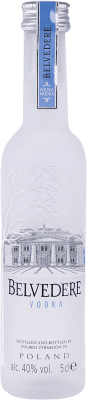 5,95 € Envio grátis | Vodka Belvedere Organic — Bio Garrafinha Miniatura 5 cl