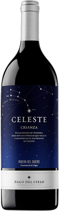 62,95 € 免费送货 | 红酒 Pago del Cielo Celeste 岁 D.O. Ribera del Duero 瓶子 Magnum 1,5 L