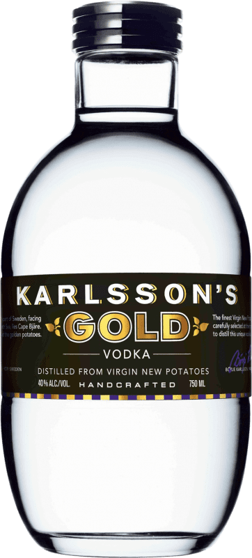 58,95 € Envio grátis | Vodka Karlsson's Gold — Edição Ouro