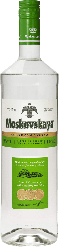 Kostenloser Versand | Wodka Moskovskaya Russland 1 L