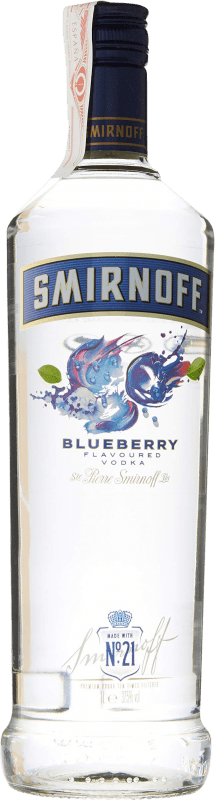 Envio grátis | Vodka Smirnoff Blueberry França 1 L