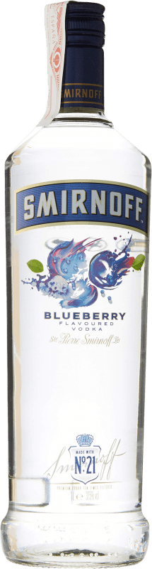 Free Shipping | Vodka Smirnoff Blueberry France 1 L