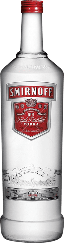 46,95 € | Vodka Smirnoff Etiqueta Roja Francia Botella Jéroboam-Doble Mágnum 3 L
