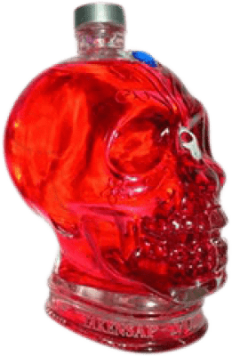 Envoi gratuit | Vodka Takensap Calavera — Crâne Espagne Mini-Bouteille 5 cl Cherry — Cerise