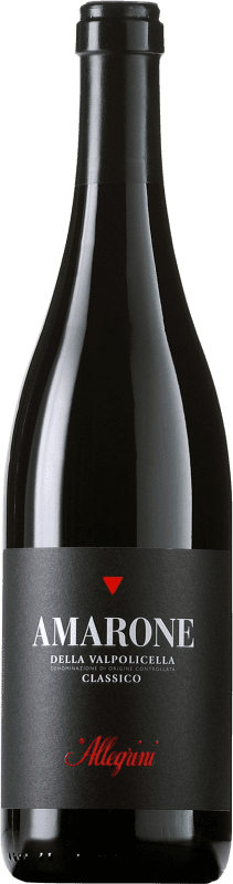 106,95 € | Vino tinto Allegrini Amarone Classico Crianza D.O.C. Italia Italia Corvina, Rondinella, Oseleta 75 cl