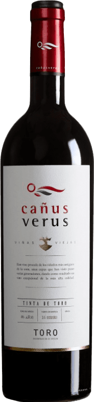 9,95 € Kostenloser Versand | Rotwein Cañus Verus Weinalterung D.O. Toro Kastilien und León Spanien Tempranillo Flasche 75 cl
