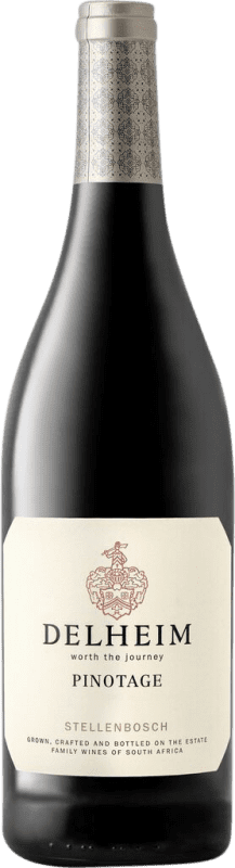 Spedizione Gratuita | Vino Rosso Delheim Crianza — Invecchiato in Botte Sud Africa Pinotage 75 cl