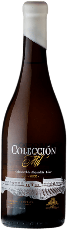 Envío gratis | Vino blanco Marqués de Villalúa Colección Mil D.O. Condado de Huelva Andalucía España Moscatel 75 cl