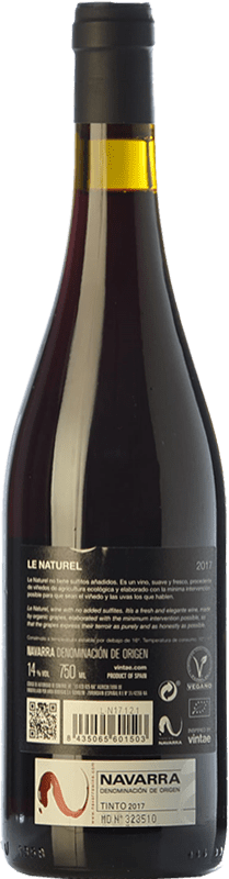 8,95 € | Red wine Le Naturel Joven D.O. Navarra Navarre Spain Bottle 75 cl
