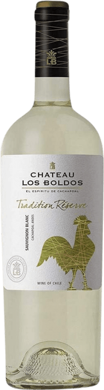 Бесплатная доставка | Белое вино Sogrape Château los Boldos Молодой Чили Sauvignon White 75 cl