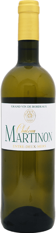 Free Shipping | White wine Château Martinon Young A.O.C. Bordeaux France Sauvignon White, Sémillon, Muscadelle, Sauvignon Grey 75 cl