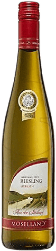 Envío gratis | Vino blanco Moselland Crianza Alemania Riesling 75 cl