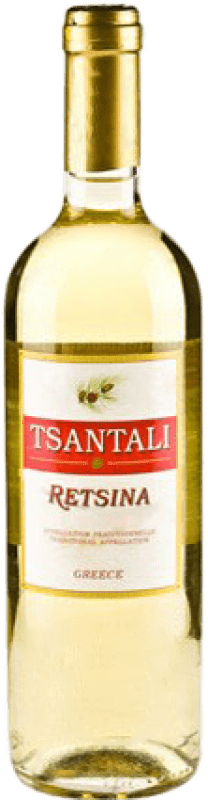Free Shipping | White wine Tsantali Retsina Young Greece 75 cl