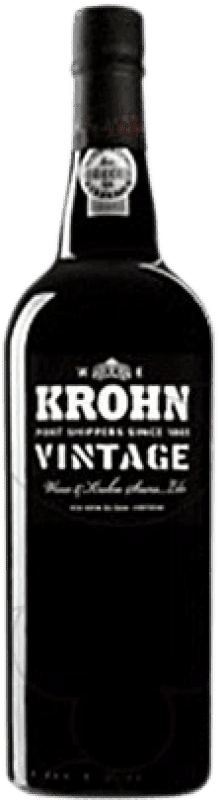 Envio grátis | Vinho Generoso Fortificado Krohn Vintage I.G. Porto Porto Portugal Tempranillo, Touriga Franca, Touriga Nacional, Tinta Amarela, Tinta Cão, Tinta Barroca 75 cl
