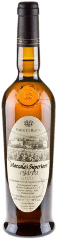 Free Shipping | Fortified wine Marco de Bartoli Reserve D.O.C. Marsala Italy Grillo Medium Bottle 50 cl