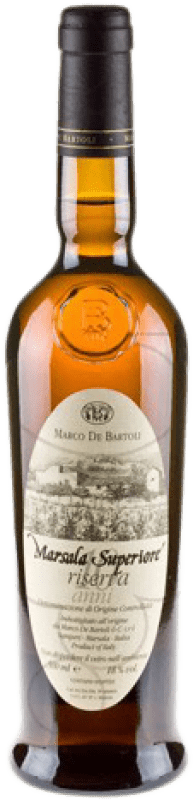 39,95 € Envío gratis | Vino Generoso Fortificado Marco de Bartoli Reserva D.O.C. Marsala Botella Medium 50 cl