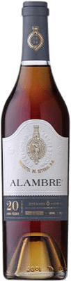 Kostenloser Versand | Verstärkter Wein Alambre D.O.C. Setúbal Portugal Muskat 20 Jahre Medium Flasche 50 cl