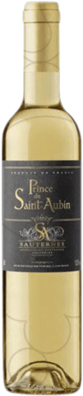 Бесплатная доставка | Креплёное вино Prince de Saint Aubin A.O.C. Sauternes Франция Moscato — Мускат, Sémillon — Семийон, Sauvignon — Совиньон Средняя бутылка 50 cl