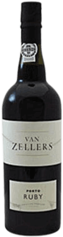 Free Shipping | Fortified wine Van Zellers Ruby I.G. Porto Porto Portugal Tempranillo, Touriga Franca, Touriga Nacional, Tinta Amarela, Tinta Cão, Tinta Barroca 75 cl