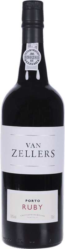 Kostenloser Versand | Likörwein Van Zellers Ruby I.G. Porto Porto Portugal Tempranillo, Touriga Franca, Touriga Nacional, Tinta Amarela, Tinta Cão, Tinta Barroca 75 cl