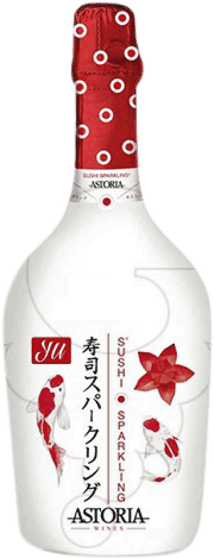 56,95 € | 白スパークリングワイン Astoria Yu Sushi Sparkling エキストラブラット 若い D.O.C. Italy イタリア Glera, Prosecco ボトル Jéroboam-ダブルマグナム 3 L