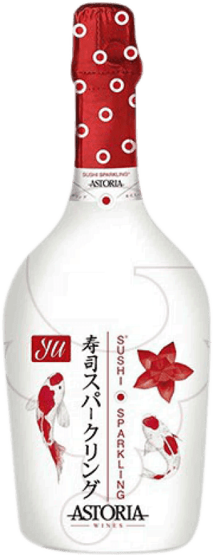 Envoi gratuit | Vin Mousseux Blanc Astoria Yu Sushi Sparkling Extra- Brut Jeune D.O.C. Italie Italie Glera, Prosecco Bouteille Jéroboam-Double Magnum 3 L