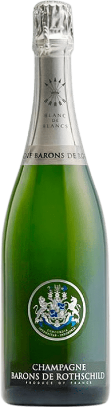 78,95 € | 白スパークリングワイン Barons de Rothschild Blanc de Blancs Brut グランド・リザーブ A.O.C. Champagne フランス Chardonnay 75 cl