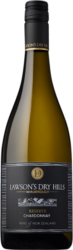 Free Shipping | White wine Lawson's Dry Hills Reserve I.G. Marlborough Marlborough New Zealand Chardonnay 75 cl