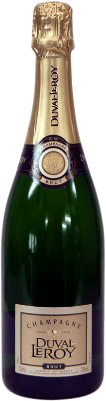 Envoi gratuit | Blanc mousseux Duval-Leroy Brut Grande Réserve A.O.C. Champagne France Pinot Noir, Chardonnay, Pinot Meunier 75 cl