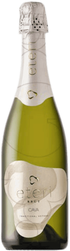 Envoi gratuit | Vin Mousseux Blanc Eteri Brut Jeune D.O. Cava Catalogne Espagne Macabeo — Macabeu, Xarel·lo, Parellada 75 cl