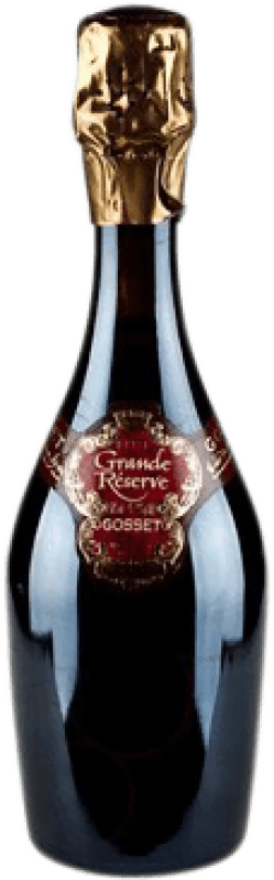Бесплатная доставка | Белое игристое вино Gosset Brut — брют Гран Резерва A.O.C. Champagne Франция Pinot Noir — Пино Нуар, Chardonnay — Шардоне, Pinot Meunier — Пино Менье Полубутылка 37 cl Бесплатная доставка | Белое игристое вино Gosset Brut — брют Гран Резерва A.O.C. Champagne Франция Pinot Noir — Пино Нуар, Chardonnay — Шардоне, Pinot Meunier — Пино Менье Полубутылка 37 cl