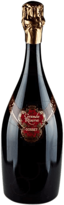 208,95 € Бесплатная доставка | Белое игристое Gosset брют Гранд Резерв A.O.C. Champagne бутылка Магнум 1,5 L