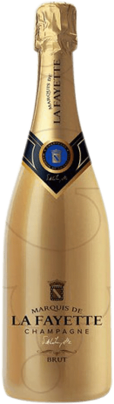 Envio grátis | Espumante branco Marquis de Lafayette Brut Grande Reserva A.O.C. Champagne França Pinot Preto, Chardonnay 75 cl