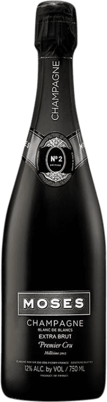 101,95 € Free Shipping | White sparkling Moses. Nº 2 Blanc de Blancs Millésimé Premier Cru Brut Grand Reserve A.O.C. Champagne