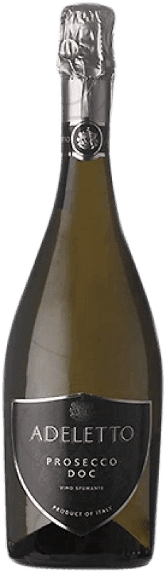 Envoi gratuit | Blanc mousseux Adeletto Sec D.O.C. Prosecco Italie Glera 75 cl