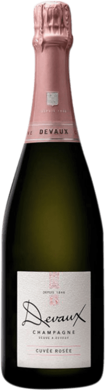 Free Shipping | Rosé sparkling Devaux Cuvée Rossé Brut Grand Reserve A.O.C. Champagne France Pinot Black 75 cl