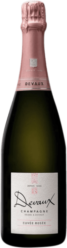 27,95 € | Rosé Sparkling Wine Devaux Cuvée Rossé Brut Grand Reserve A.O.C. Champagne France Pinot Black 75 cl