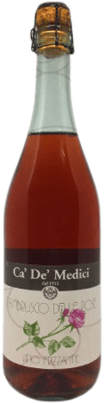 4,95 € Envio grátis | Espumante rosé Ca' De' Medici Rosat D.O.C. Lambrusco di Sorbara