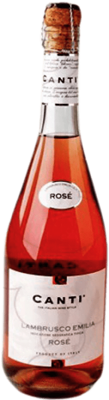 4,95 € Envío gratis | Espumoso Rosado Canti D.O.C. Lambrusco di Sorbara