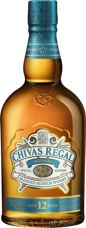 52,95 € | Blended Whisky Chivas Regal Japanese Mizunara Oak Cask — Japanisches Mizunara-Eichenfass Reserve — Gereift Schottland Großbritannien 70 cl