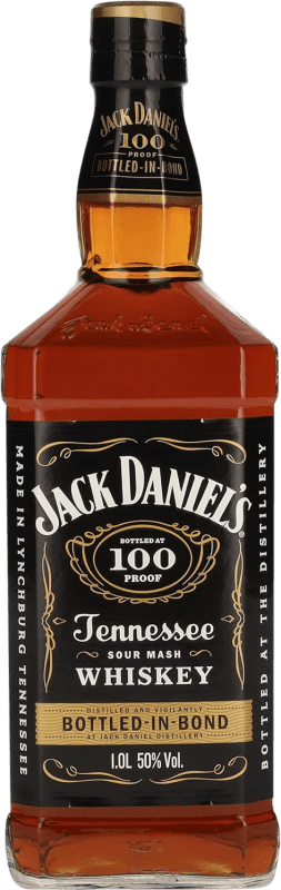 34,95 € Free Shipping | Bourbon Jack Daniel's 100 Proof Bottled-in-Bond Reserva United States Missile Bottle 1 L
